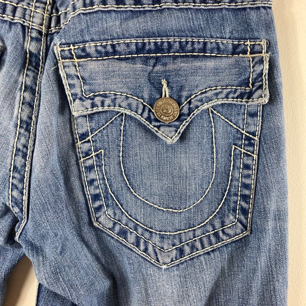 Mens Billy Big T True Religion Distressed Jeans USA 34 x 33 - Picture 4 of 11